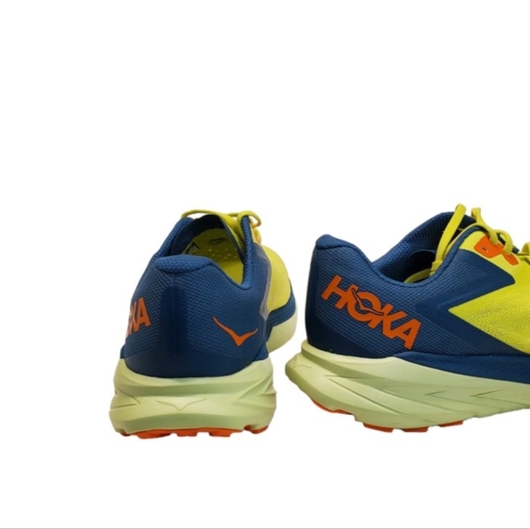 New Hoka One One Zinal Evening Primrose Blue Coral Men's Size12D - Picture 10 of 14